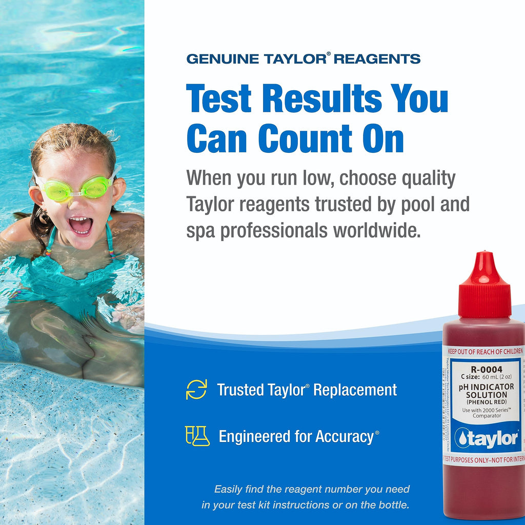 Taylor Technologies R-0004 pH Indicator Reagent, 2 Ounce