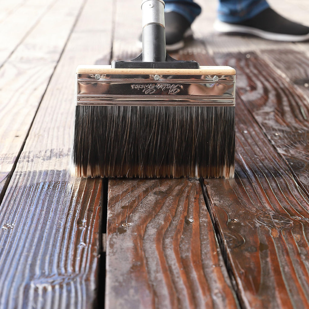 Bates Deck Stain Brush - 7.5-Inch, Wood Stain Applicator