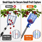 10.5FT Adjustable Cherry Fruit Picker Tool with Narrow Gaps