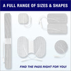 Syrtenty Tens Unit Electrodes Pads 2x2 20 Pcs Replacement Pads Electrode Patches for Electrotherapy