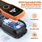 Stud Finder Wall Scanner 5-in-1 - Detector for Wood, Metal, Joists, Pipes, and AC Wires, Upgraded New version Intelligent Chip, High-Definition LCD Display Screen & Audible Alarm
