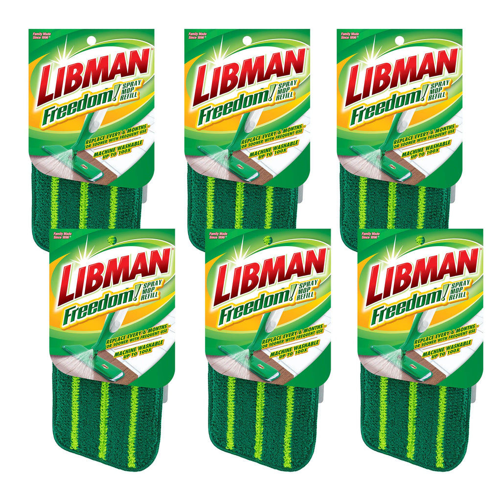 Libman Commercial Freedom Spray Mop Refill | Case of 6