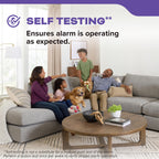 Kidde Smoke & Carbon Monoxide Detector, AA Battery Powered, LED Warning Light Indicators, 2 Pack