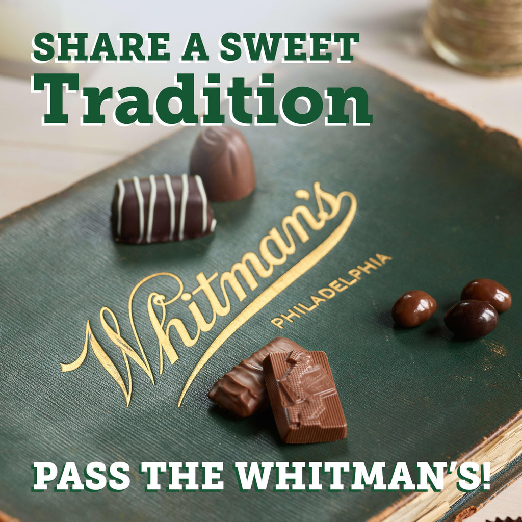 WHITMAN'S SAMPLER Assorted Milk & Dark Chocolate Candy Gift Box, 36 oz.