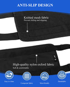 SPRING SEAON Transfer Sling - Essential Transfer Belt Lifting Strap for Elderly and Disabled with Mobility Aids- Lift Assist Gait Belts for Seniors for Home, Hospital, Nursing Care (Black)