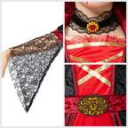 Spooktacular Creations Royal Vampire Costume for Girls, Deluxe Set Halloween Gothic Victorian Vampiress Queen Costume for Dress Up Party