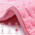 VANKADA Heating Pad Electric Heat Pad, Hot Heated Pad,Multiple Temp and Timer Settings,Suitable for Shoulders, Neck, arms, Abdomen, Back, Legs, etc. (Light Pink, 33"X17")