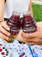 Beetology Organic Beet & Berry Juice, 8.45oz (6 Pack) | 100% Cold Pressed | Heart Healthy | Nutrient Packed Vegetable Juice | Vibrant Flavor