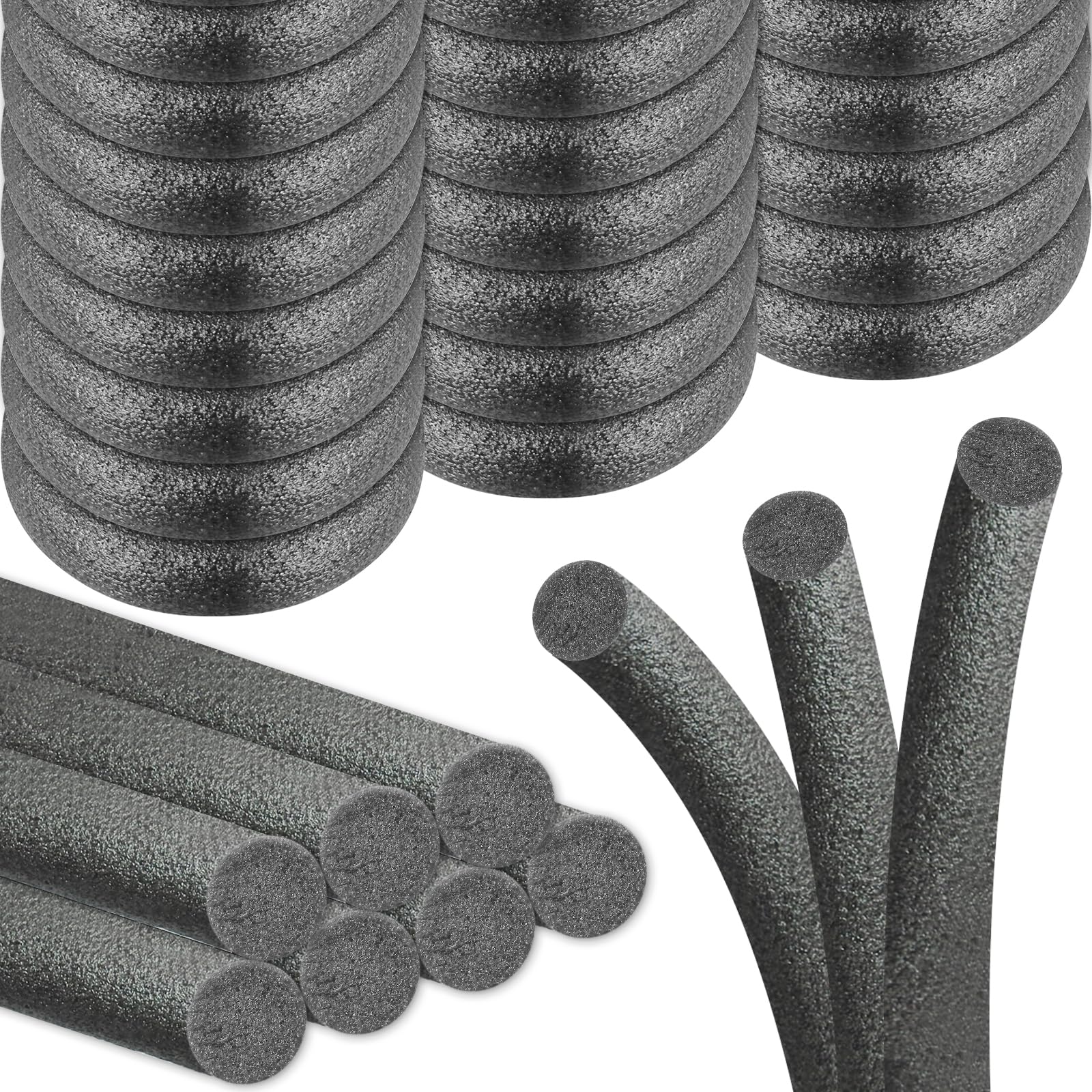 Foam Backer Rod for Gaps Concrete Crack Filler Joints Foam Gap Filler Caulk Saver Backing Rod Filler Rope Concrete Joint Filler (1 Inch X 33 Feet)
