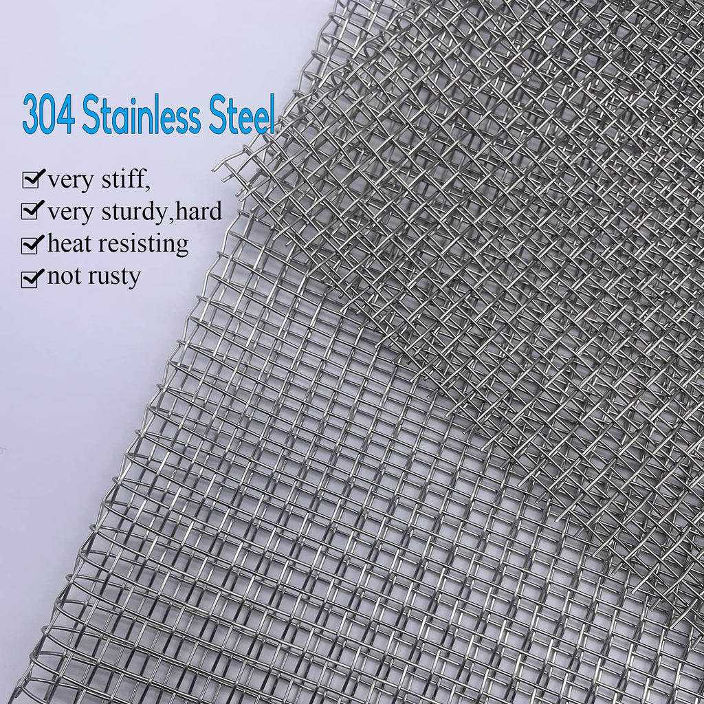 Valchoose 2PACK Wire Mesh 12” X 24”, Sturdy 304 Stainless Steel Mesh