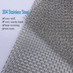 Valchoose 2PACK Wire Mesh 12” X 24”, Sturdy 304 Stainless Steel Mesh