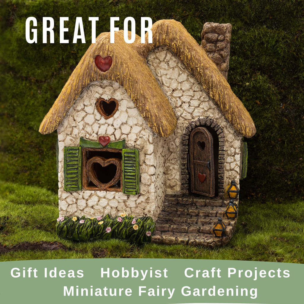 PRETMANNS Fairy Garden Houses Outside Accessories – 7" High