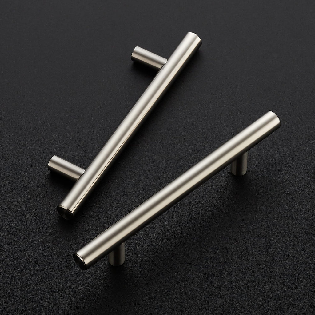 Ravinte 40 Pack | 6'' Cabinet Pulls Brushed Nickel Stainless Steel Kitchen Drawer Pulls Cabinet Handles 6”Length, 3-3/4” Hole Center with Mounting Template