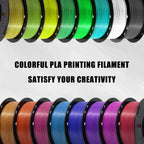 Miailuy 3D Printer Filament 1.75mm Orange PLA+ Filament Accuracy +/- 0.02mm, 1kg Spool (2.2lbs), Tangle-Free, Clog-Free,High Compatibility Easy Printing,Fit Most FDM 3D Printer