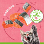 Purina Friskies Wet Cat Food Pate, Salmon Dinner, (24) 5.5 oz Cans