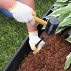 Master Mark Pro Landscape Edging Kit – 5 Inch x 40 Ft Heavy‑Duty Garden Border with YardPack (20 Spikes & 2 Connectors), Flexible Lawn Edging for Flower Beds, Gardens, Tree Rings and Landscaping