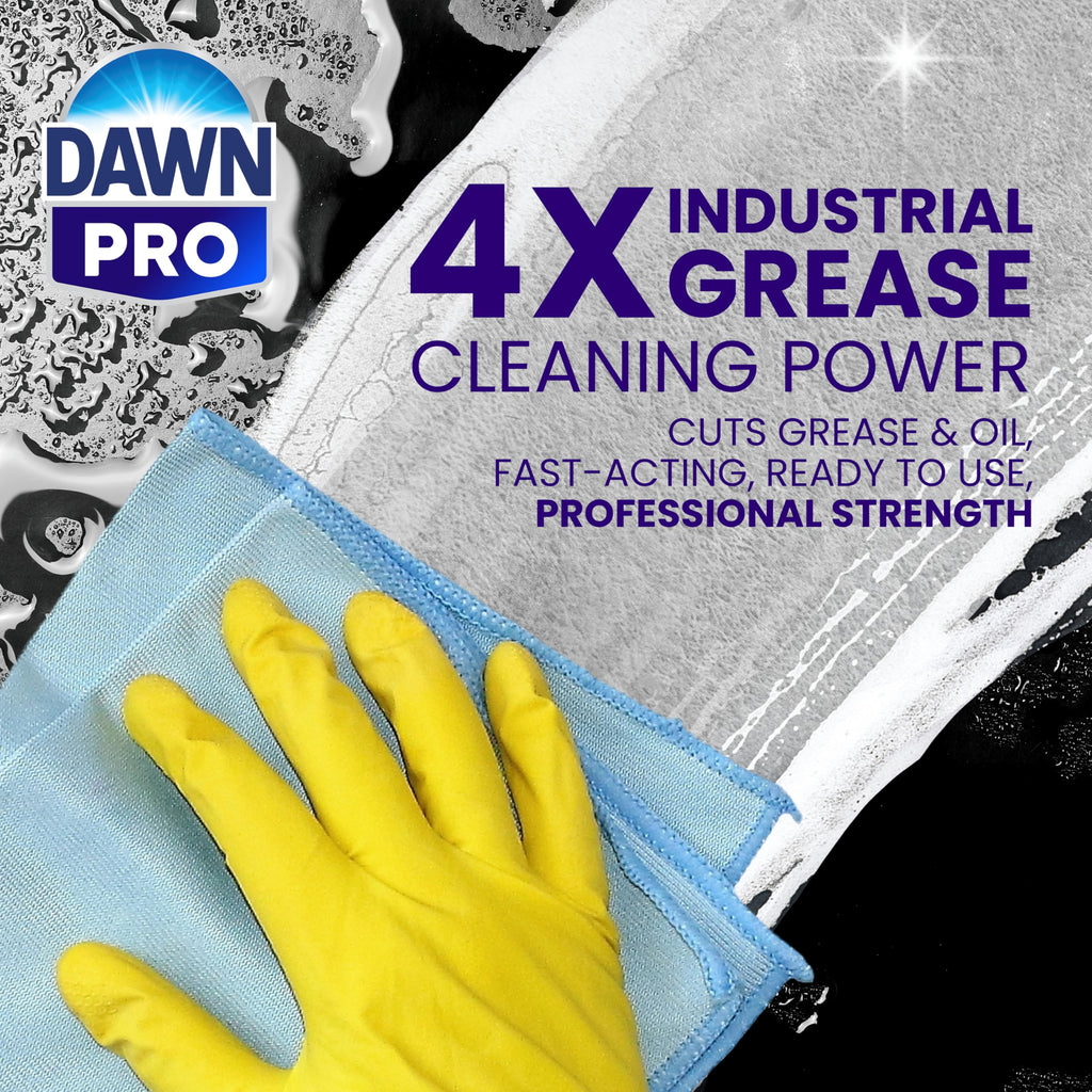 Dawn PRO Industrial Surface Degreaser, Bulk Grease Cleaner (32 oz, 6 pack)
