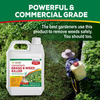 Eco Living Solutions Weed Killer Concentrate - Pet Safe, Organic Spray for Grass, Moss, Crabgrass & Dandelion | Glyphosate Free Herbicide (32 oz)