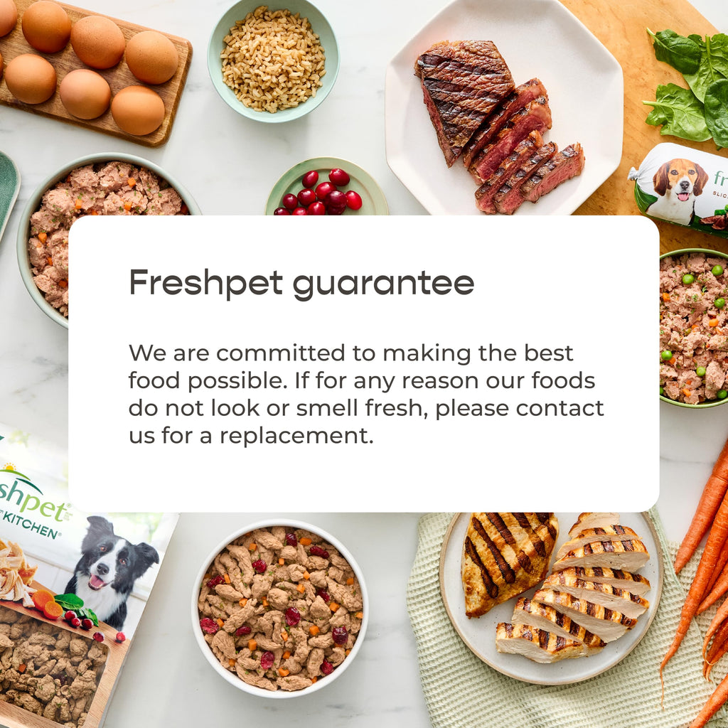 Freshpet Healthy & Natural Dog Food, Fresh Beef Roll, 6lb
