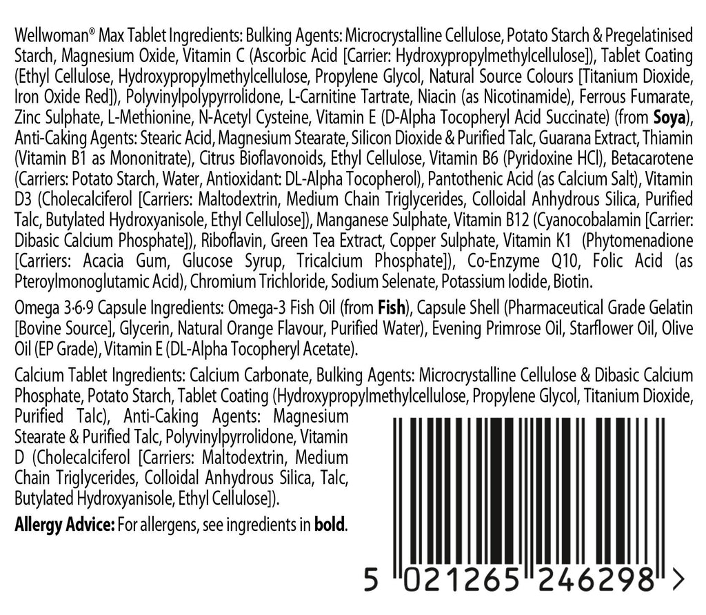 Wellwoman Max Capsules - Pack of 84