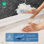 BEDLORE Waterproof Mattress Protector, Full Size Mattress Pad