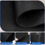 Gsbomzap Doubled-Sided Non Slip Under Washing Machine Mat, 63" x 30.7"