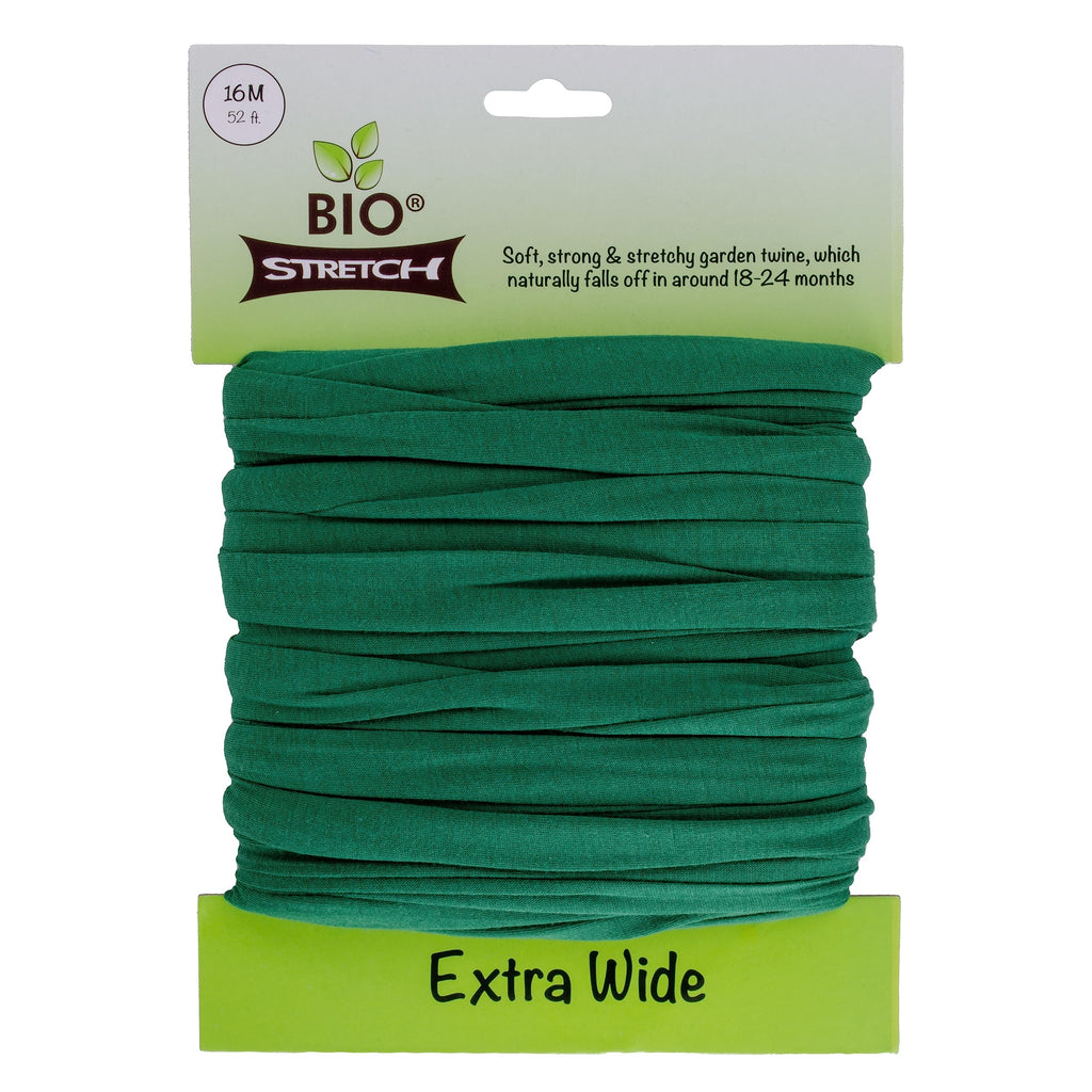 Bio-Stretch Soft Tree Ties & Garden Tape for Young Trees, 16M Green