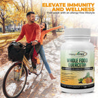 MoxyVites Quercetin with Bromelain 500mg Supplement - Bioactive Phytosome Complex, Pure Organic Whole Food Seasonal Support, Antioxidant, 20X Absorption & Bioavailability-120 Caps