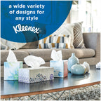 Kleenex Ultra Soft Facial Tissues, Flat Box, 120 Tissues per Flat Box, 3 Packs