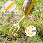 LZPTYYSN Sunflower Gardening Gifts for Women, Garden Tool Set, Heavy Duty Gardening Hand Tools with Garden Tool Bag,Yellow