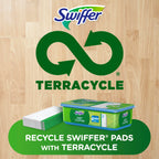 Swiffer Sweep + Mop, Wet Pads Refill, Floor Cleaner for Dirt, Dust, Hair, Cleaning Cloths for Mopping Home, Bathroom, Kitchen, All Purpose Multi-Surface Floor Wipes, Fresh and Gain, 36ct