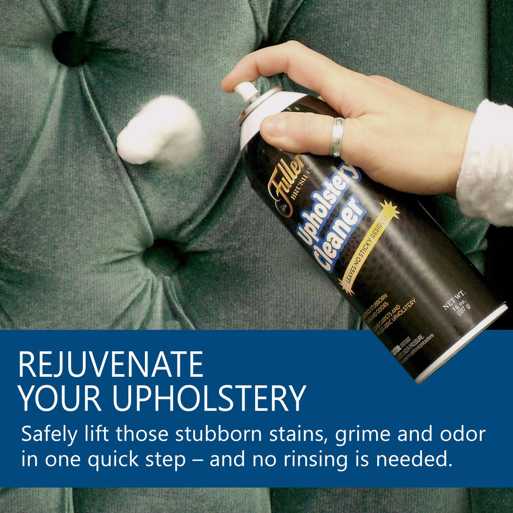 Fuller Brush Upholstery Cleaner – Foaming Multi-Surface Spray for Fabric, Carpet, Vinyl & Car Seats – Removes Stains & Odors Without Residue – Restores & Refreshes – 22 oz (Pack of 1)