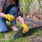 Edge Right - Hammer-in Landscape Edging - 24 inch Strips - 14-Gauge Cor-Ten Steel - 6 inch Depth (1 Pack)