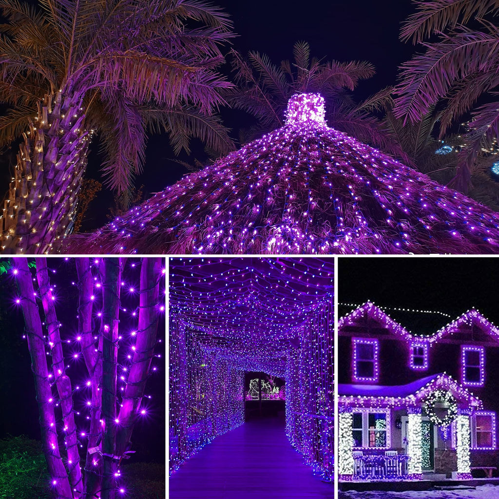 weillsnow 500 LED Halloween String Lights,164 FT Twinkle Lights Waterproof