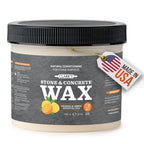CLARK’S Natural Stone Wax - Seal and Protect Soapstone, Slate and Concrete with Carnauba and Beeswax - Use on Kitchen and Bath Countertops - Enriched with Lemon and Orange Extract, Large 32oz