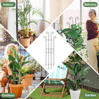 Coomin 32.6in Monstera Plant Support, Plant Trellis Indoor 2P
