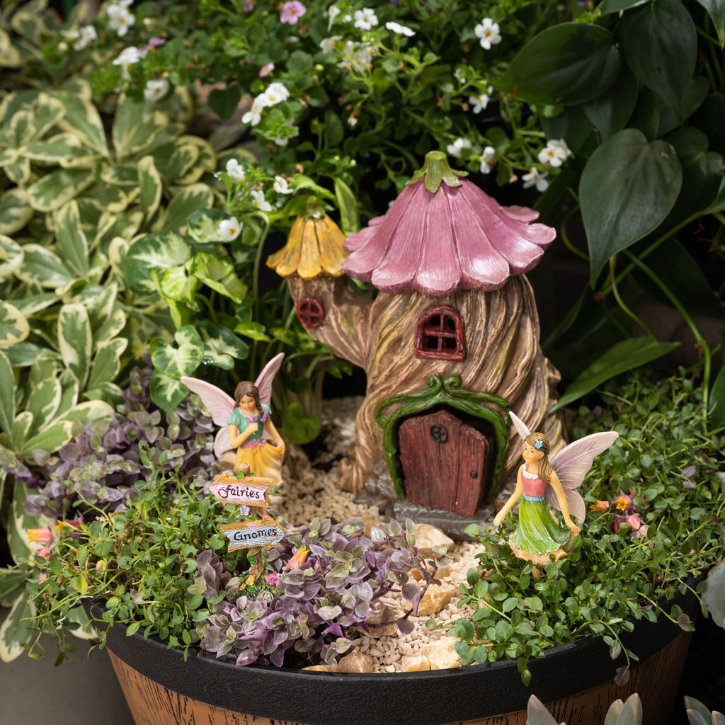 PRETMANNS Fairy Garden House Accessories Outdoor Kit 7” High