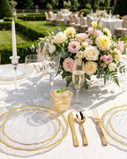 Hioasis 200Pcs 9OZ Gold Glitter Plastic Cups - Gold Plastic Cups, Heavy Duty & BPA-free for Party, Wedding, Celebrations