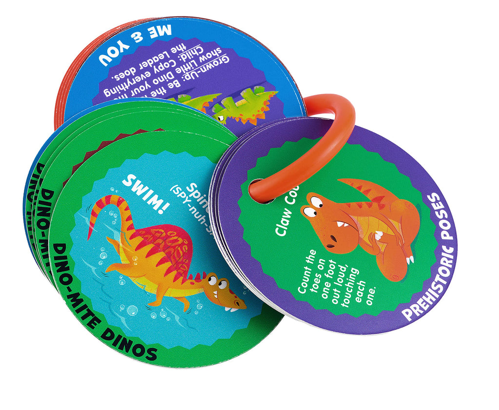MOLLYBEE KIDS Dino Stomp and Roar, Toddler and Preschool Dinosaur Activity Cards, Gifts for 3, 4 Year Olds, Toddler Activities