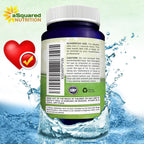 aSquared Nutrition CoQ10 200mg - 60 Capsules - CO Q 10 Supplement - Coenzyme Q10 Ubiquinone Pills - Vegan CoQ-10 Extra Antioxidant Vitamin - Alternative to Softgels & Gummies