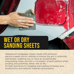 Dura-Gold Premium 10000 Grit Wet or Dry Sandpaper Sheets, 5-1/2" x 9", Box of 25 - Auto Car Color Sanding Detailing, Polishing Wood, Plastic Glass, Epoxy, Stone, Metal Finishing Hand Sand Block Sander