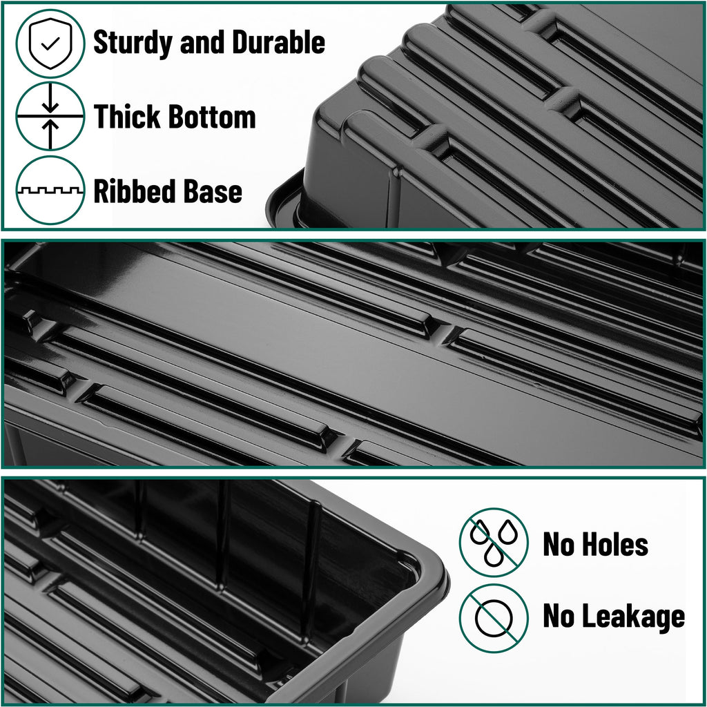 Mr. Pen- Seed Starter Trays, 5 Pack, 17"x10"x2.4"