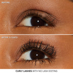 Too Faced Better Than Sex Volumizing and Lengthening Mascara | Vegan Formula, Dramatic Volume and Length | Cruelty-Free Eye Makeup + Hourglass Brush for False Lash Effect, Black, 0.27 Fl Oz