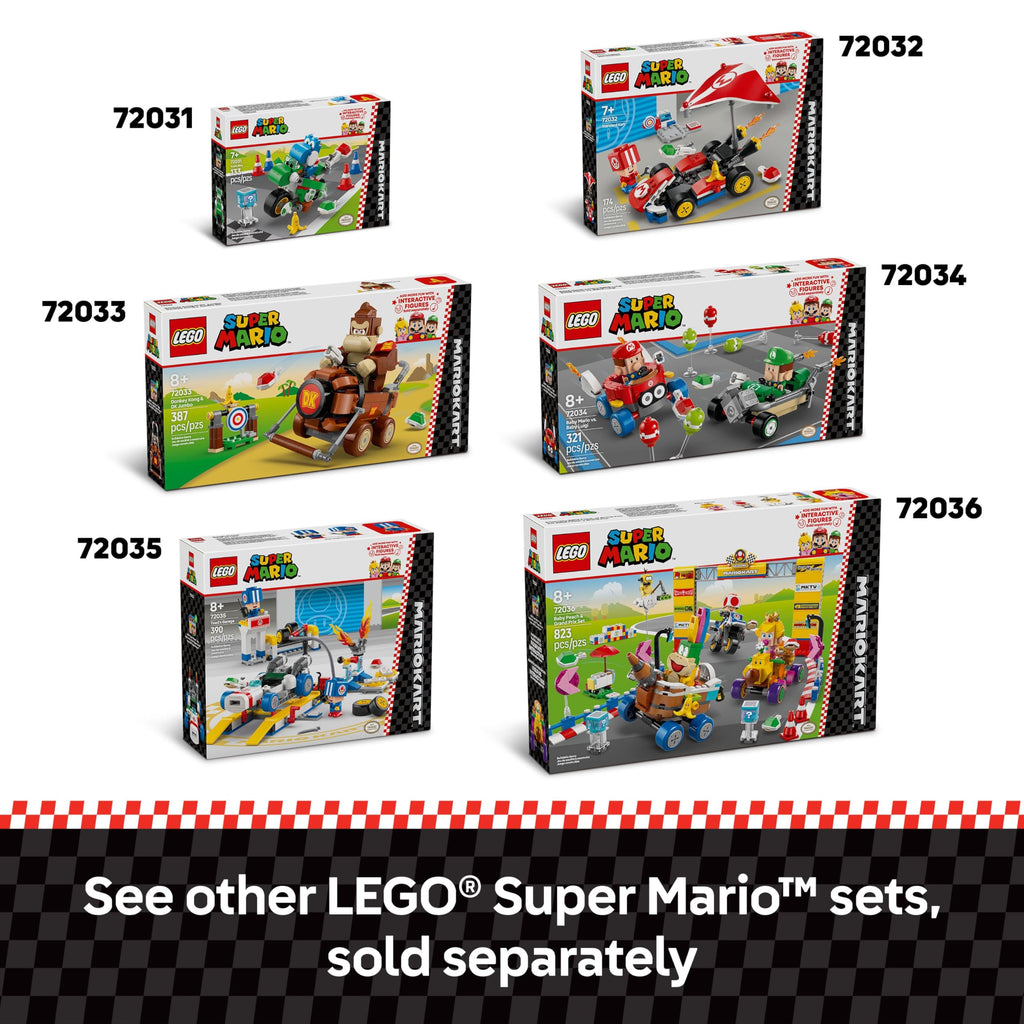 LEGO Super Mario: Mario Kart Standard Kit - Collectible Toy Building Set for Kids, Boys and Girls, Ages 7+ - Nintendo Mario Kart Toy for Fans - Gift Idea for Birthdays - 72032