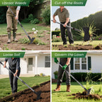 Walensee 2-in-1 Weed Puller Tool and Garden Hoe, Long Handle Weed Rake
