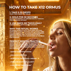 X12 Ormus Monoatomic Gold - Liquid Trace Mineral Blend with 24K Gold – Made by Real Alchemists - Dead Sea & Himalayan Salt - 4 fl oz