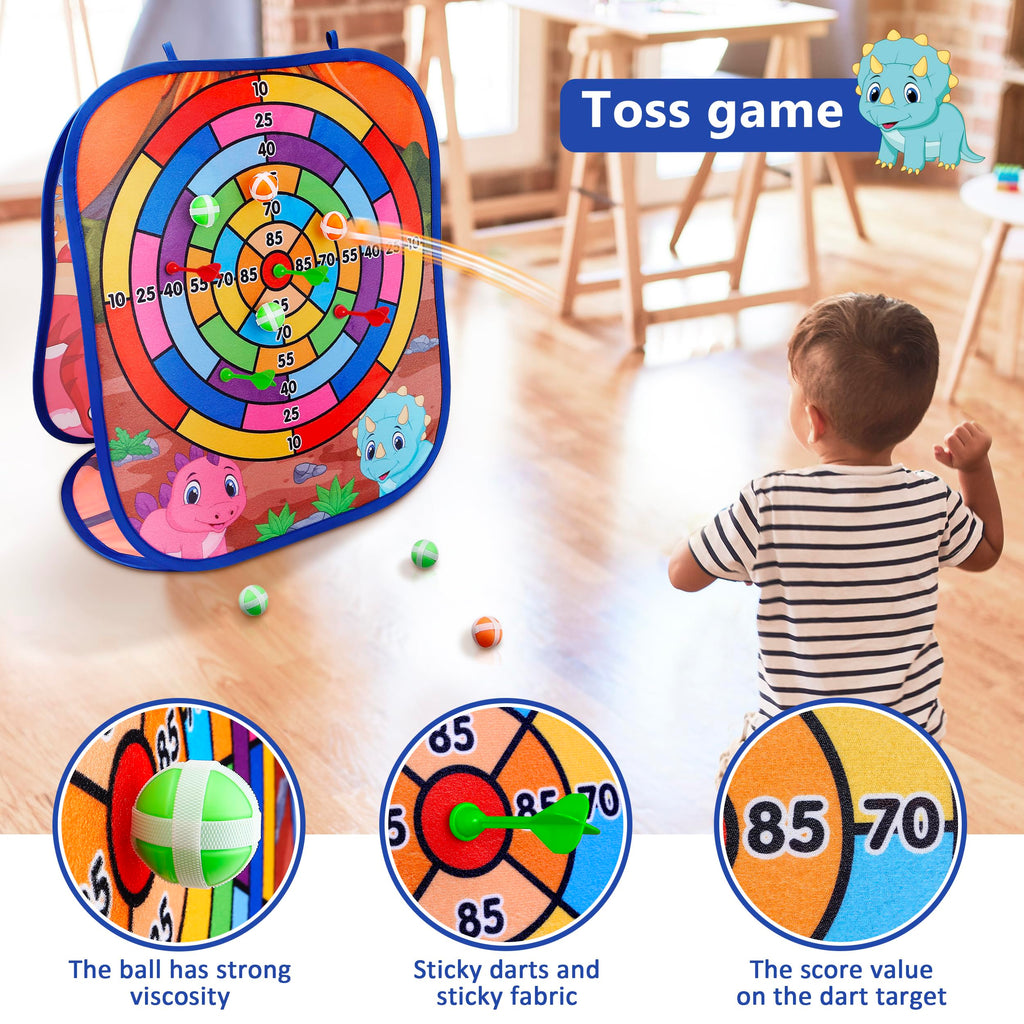 Dinosaur Bean Bag Toss Game Toy Outdoor Toss Game