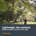 Fiskars 4-16 Ft XtendControl Extendable Modular Pole Saw & Tree Trimmer