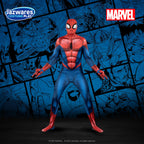 MARVEL Spider-Man Official Adult Deluxe Zentai Halloween Costume - Stretch Spandex with Hidden Zippers and Wrist Slits (M)