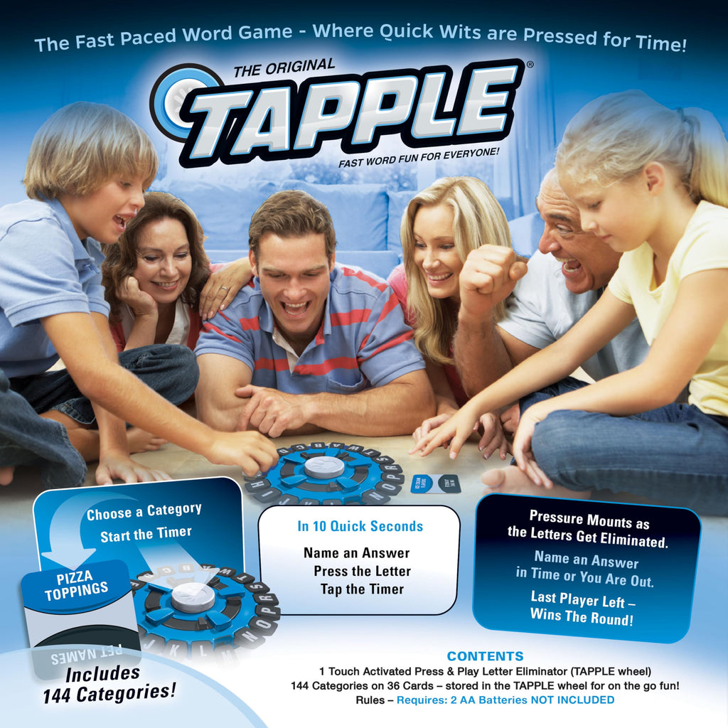 USAOPOLY The Original TAPPLE, The Fun & Fast-Paced Family Word Game